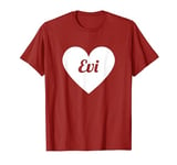 I Love Evi, I Heart Evi - Name Heart Personalized T-Shirt