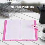 96 Pockets 3'' Photo Album For Fujifilm Instax Leica Sofort Pink