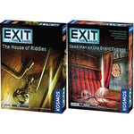Thames & Kosmos - EXIT: The House of Riddles - Level: 2/5 - Unique Escape Room Game & EXIT: Dead Man on the Orient Express - Escape Room Game - 1 to 4 Players - 12 and up