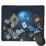 Rabbit Hole Mouse Pad with Stitched Edge Computer Mouse Pad with Non-Slip Rubber Base for Computers Laptop PC Gmaing Work Mouse Pad
