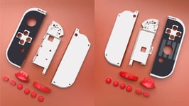 Gris - Kit De Réparation De Boîtier Joycon Coloré, Housse Bricolage Remplacement Pour Manette De Jeu Nintendo Switch
