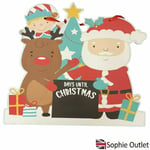 Countdown To Christmas Hanging Plaque Advent Board Calendar Kids Decor G3978 UK