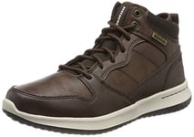 Skechers Men's Delson Selecto Classic Boots, Chocolate Leather, 8 UK