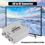 TV Switcher RCA  AV To RF Converter  for TV/VHS VCR/DVD Recorder