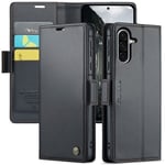 CaseMe Samsung Galaxy A56 Slimmat RFID-plånboksfodral, Svart