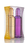 Colour Me Gold Homme Eau de toilette 90ml & Colour Me Purple Femme Eau de Parfum 100ml - Twin Pack by Milton-Lloyd