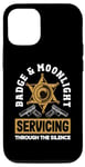 Coque pour iPhone 13 Midnight Patrol Policeman's Moonlighter Duty (patrouille De