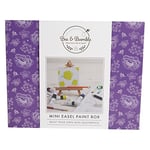 Bee & Bumble DIY Mini Easel Paint Box Supplies Craft Set, Ideal for Professional Or Budding Artist, Whether Adult or Kids, Contains All The Supplies for Painting, Drawing, Colouring and Sketching