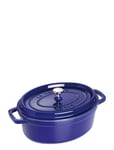 STAUB La Cocotte - Oval Cast Iron, 3 Layer Enamel Blå