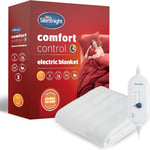 Comfort Control Electric Blanket Double - Heated Electric Underblanket with 3 He