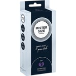 Mister Size Passion & Love Condoms Pure Feel 69 mm - 3XL 10 Stk.