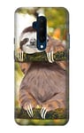 Cute Baby Sloth Paint Case Cover For OnePlus 7T Pro