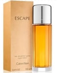 Calvin Klein Escape 100ml Eau De Parfum  Spray For Woman NEW & SEALED -FREE POST