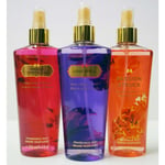 Victoria's Secret 3-pack Fragrance Mist Passion Struck/mango/love Spell - Victoria Transparent