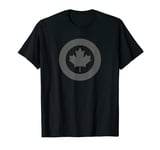 RCAF Royal Canadian Air Force Roundel Maple Leaf Low-Vis T-Shirt