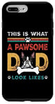 Coque pour iPhone 7 Plus/8 Plus This Is What A Pawsome Dad Look Likes Boston Terrier Dog Dad