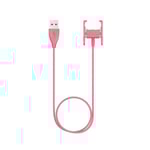 Fitbit Charge 2 Färgad USB laddar kabel - Rosa