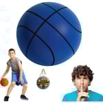 Tyst Basketboll 29,5 tum, Standard Hush Handtag Basketboll, Tyst Basketboll Dribbling inomhus Blue Number 5
