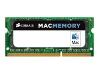 CORSAIR Mac Memory - DDR3 - module - 4 Go - SO DIMM 204 broches - 1333 MHz / PC3-10666 - CL9 - 1.5 V - mémoire sans tampon - non ECC