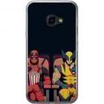 Samsung Galaxy Xcover 4 Genomskinligt Skal Deadpool & Wolverin