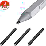 3 st styluspenna för Microsoft Surface Pro 8/7/6/5/4/3/x, Surface Go 3/2/1, Surface Book/laptop med raderknapp