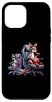 iPhone 15 Plus Kangaroo Popcorn Animal Gaming Controller Headset Gamer Case