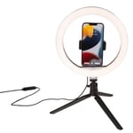Selfie-lampa med Stativ för Mobil - LED
