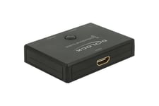 Delock HDMI 2 - 1 Switch bidirectional 4K 60 Hz - video-/audioswitch - 2 porte