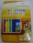 DISNEY LION KING RAINBOW RUMMY  SHUFFLE CARD GAME  IDEAL BIRTHDAY GIFT!