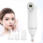 Blackhead Electric Dermabrasion Remover Diamond Vacuum Sunction Pimple Acne Extractor Facial Pore Cleanser Skin Scrubber Peeling with 3 Replacement Probes 3 Dermabrasion head and 3 Suction Levels