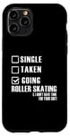 Coque pour iPhone 11 Pro Roller Skater Funny - Une seule prise en train de faire du patin à roulettes