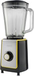 Zanussi Food smoothie juice drinks Blender Glass Jug 1.5L 600W Black Yellow