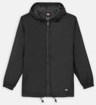 Dickies Adults Jacket Fleece Lined Hooded Nylon Zip Fastening black UK Size