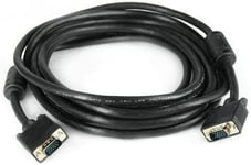 5m SVGA VGA 15 Pin VGA Extension Lead Cable Male To Male For Monitors Projector