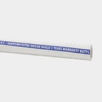 Hoses Technology Toalettslang / sanitetsslang SANIPOMP/EXTRA, diffusionstät 100% luktfri, PVC-slang & dubbel stålspiral, 51 mm (2"), 1 meter, vit