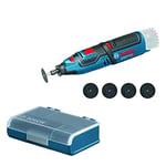 Bosch Professional GRO 12 V-35 Cordless Rotary Multi-Tool with 2 x 12 V 2.0 Ah Lithium-Ion Batteries, 06019C5070