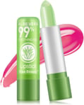 Aloe Vera Crystal Jelly Lipstick, Long Lasting Nutritious Lip Balm Lips Moisturi
