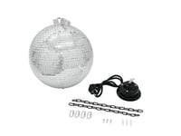 EUROLITE Mirror Ball 30cm, with MD-1515 Motor, Eurolite Spegelboll 30cm, med MD-1515 motor