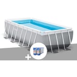 Kit piscine tubulaire Intex Prism Frame rectangulaire 4,88 x 2,44 x 1,07 m + 6 cartouches de filtration