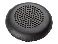 Poly - Öronkudde För Headset - Konstskinn - Svart (Paket Om 2)