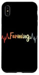 Coque pour iPhone XS Max Farming Heart Line Retro Style Agronomy