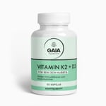 Gaia Supplements Vitamin K2 + D3 60 kapslar