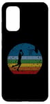 Coque pour Galaxy S20 Vintage Basketball Dunk Retro Sunset Colorful Dunking Bball