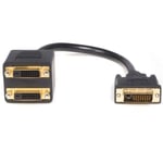 Startech 30 cm DVI-D till 2x digital video splitter kabel – M/F