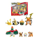 Pack 8 Figurines Pokémon Battle