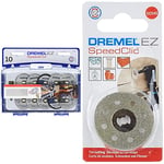 Kit d'Accessoires Dremel SC690 EZ SpeedClic - Coffret de Meules à Tronçonner & S545 Disque diamant à tronçonner EZ SpeedClic Diamètre 38mm pour la découpe de la faience, porcelaine
