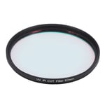 (67mm)UV Lens Filter Infra Red Filter Aluminum Alloy And Optical Glass Black UV