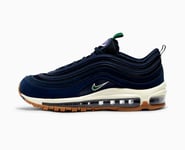 NIKE WOMENS AIR MAX 97 SNEAKERS OBSIDIAN/GORGEGREEN-MIDNIGHT NAVY SIZE UK2.5/US5