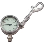 De Profundis Dir Steel/crystal Snap 52 Mm 360 Bar Manometer