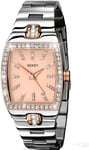 Seksy by Sekonda Ladies Watch with Rose Gold Dial and Silver Bracelet 2080